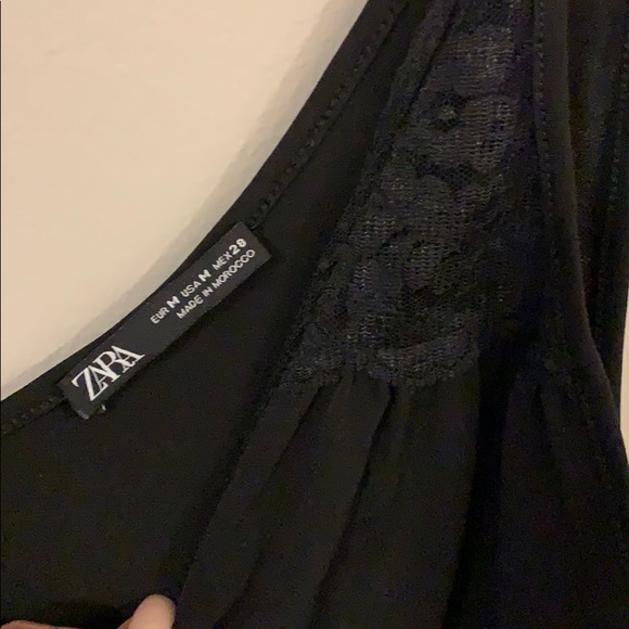 Zara Black Lace Bodysuit - Picture 3 of 7
